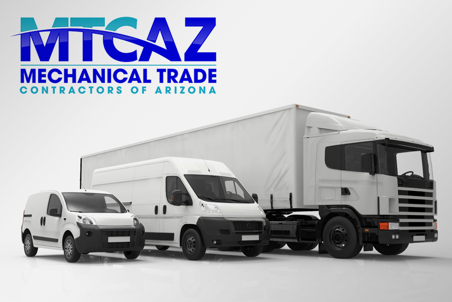 Commercial van receiving fleet collision repair