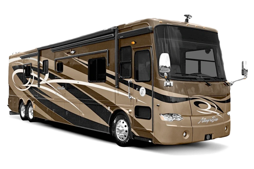 Motorhome at Orlando Auto Body for RV collision repair