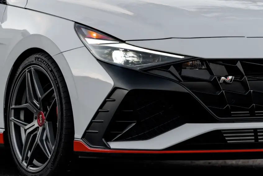 Hyundai front-end components during certified collision repair